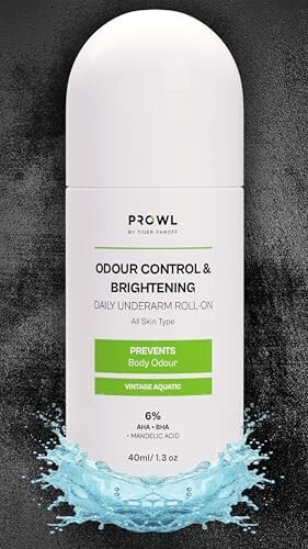 PROWL by Tiger Shroff 6% AHA BHA Mandelic Acid Underarm Roll On [Apply coupon]