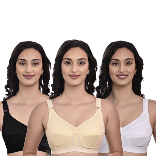 ENCIGER Women’s Full Coverage Bra Pack of 3