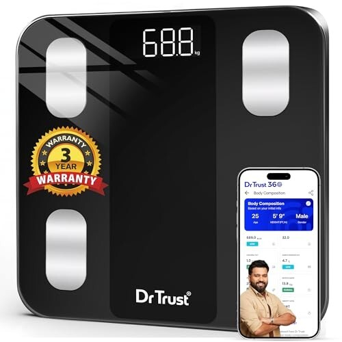 Dr Trust USA 526 Legend BMI Weight Scale & Body Fat Analyzer