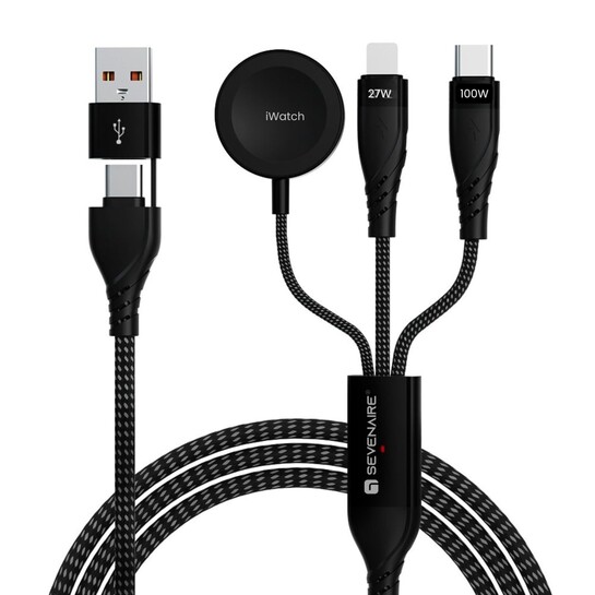 7-in-1 Fast Charger Multi-Port USB Charging Adapter