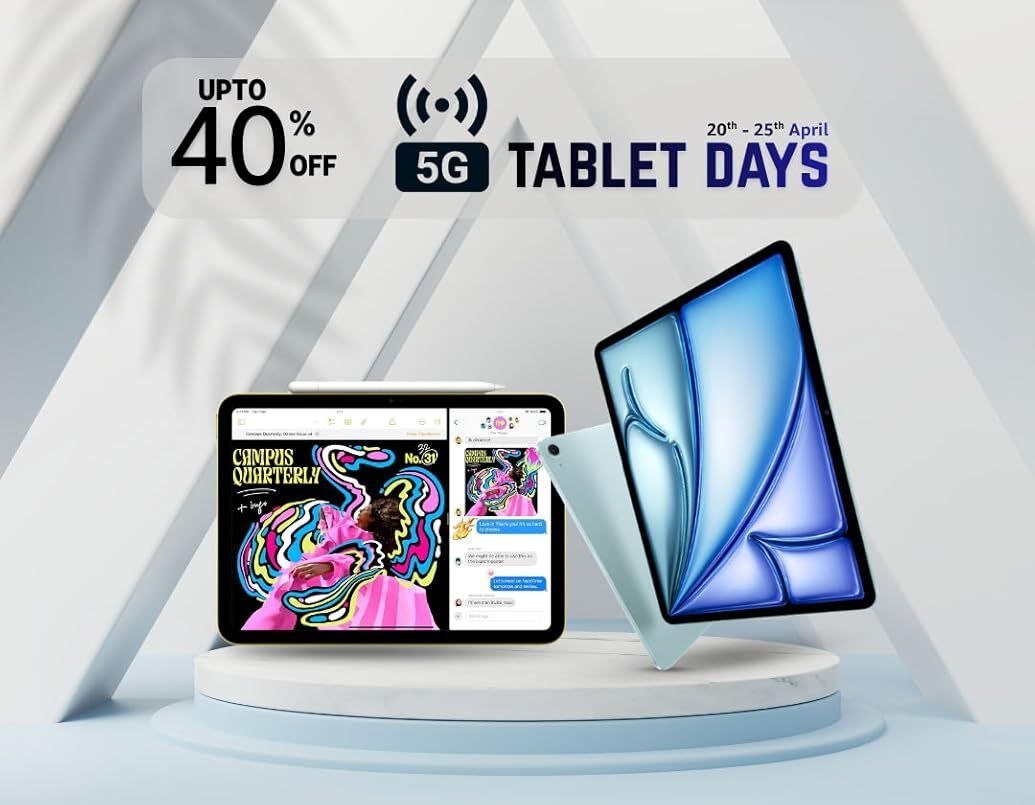 Amazon Tablet Days - Upto 40% off + 10% instant Bank discount (20th-25th April)