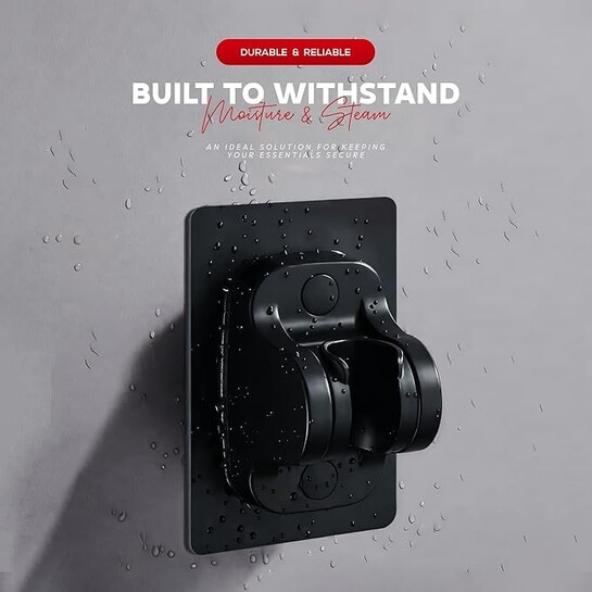 Shower Head Holder for Bathroom | Health Faucet Holder for Toilet|Adjustable Without Drill Jet Spray Holder (Pack of 1)