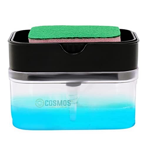 E-COSMOS Smarty Soap Dispenser (Black, 350 ML)