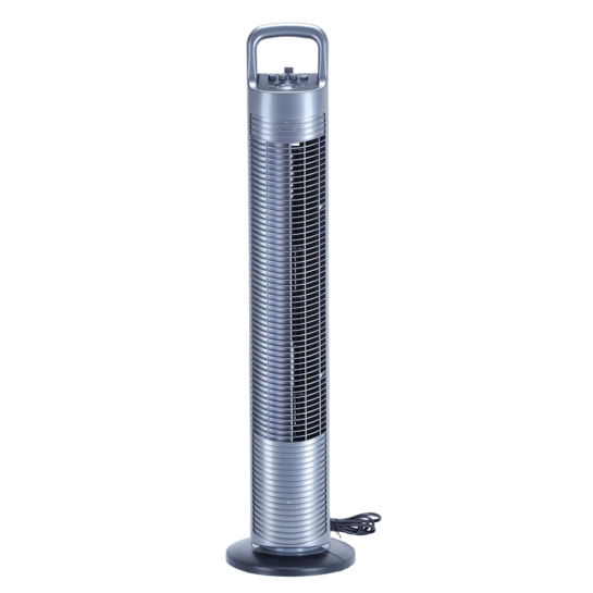 Croma Bladeless Tower Fan (3 Speed Settings, Grey)