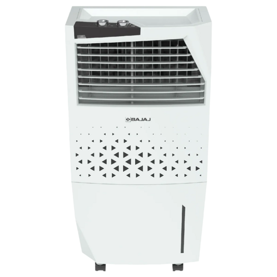 BAJAJ Shield Skive Nios 36 Litres Tower Air Cooler with DuraMarine PRO Pump (Anti Bacterial Hexacool Master, White)