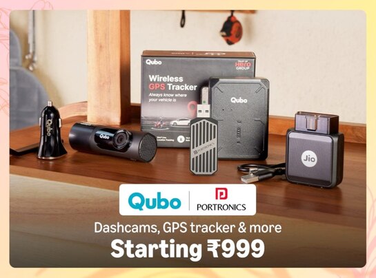 Qubo, Portronics - Dashcams, GPS Trackers & more starts at ₹999