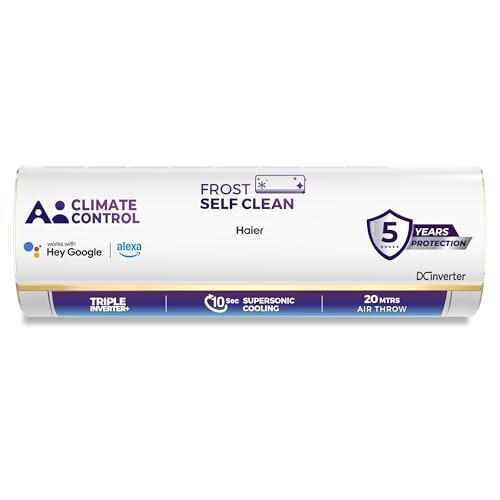 Haier 1.5 Ton 4 Star AI Smart Split AC with Wi-Fi and Triple Inverter 