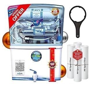 Aqua X Pure Elite Grand Plus RO Water Purifier  (4 PRE FILTER KIT FREE*)