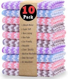Microfiber Cleaning Cloths Pack of 10  ₹139