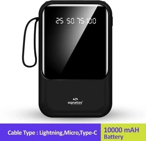 SIGNATIZE 10000 mAh Power Bank (22 W, Fast Charging)