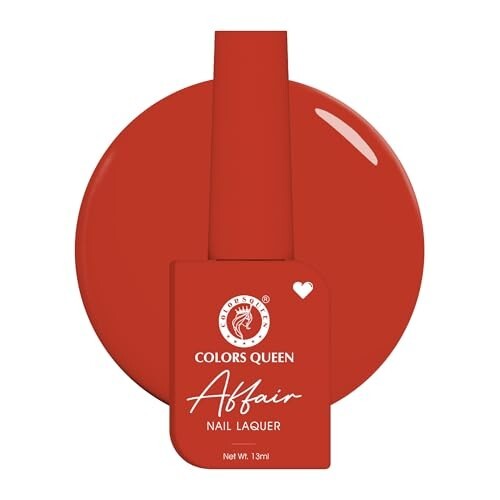 Colors Queen Affair Nail Polish - 20 - Tangy Tango, 13ml 
