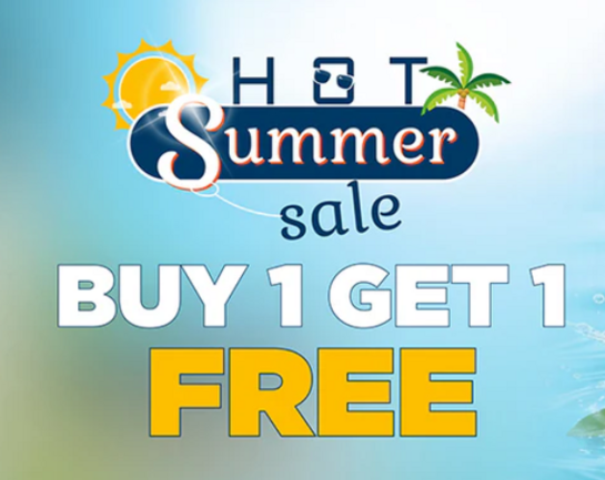 Khadi Natural Hot Summer Sale - Buy 1 Get 1 Free - Extra 5% Off on Prepaid Order
