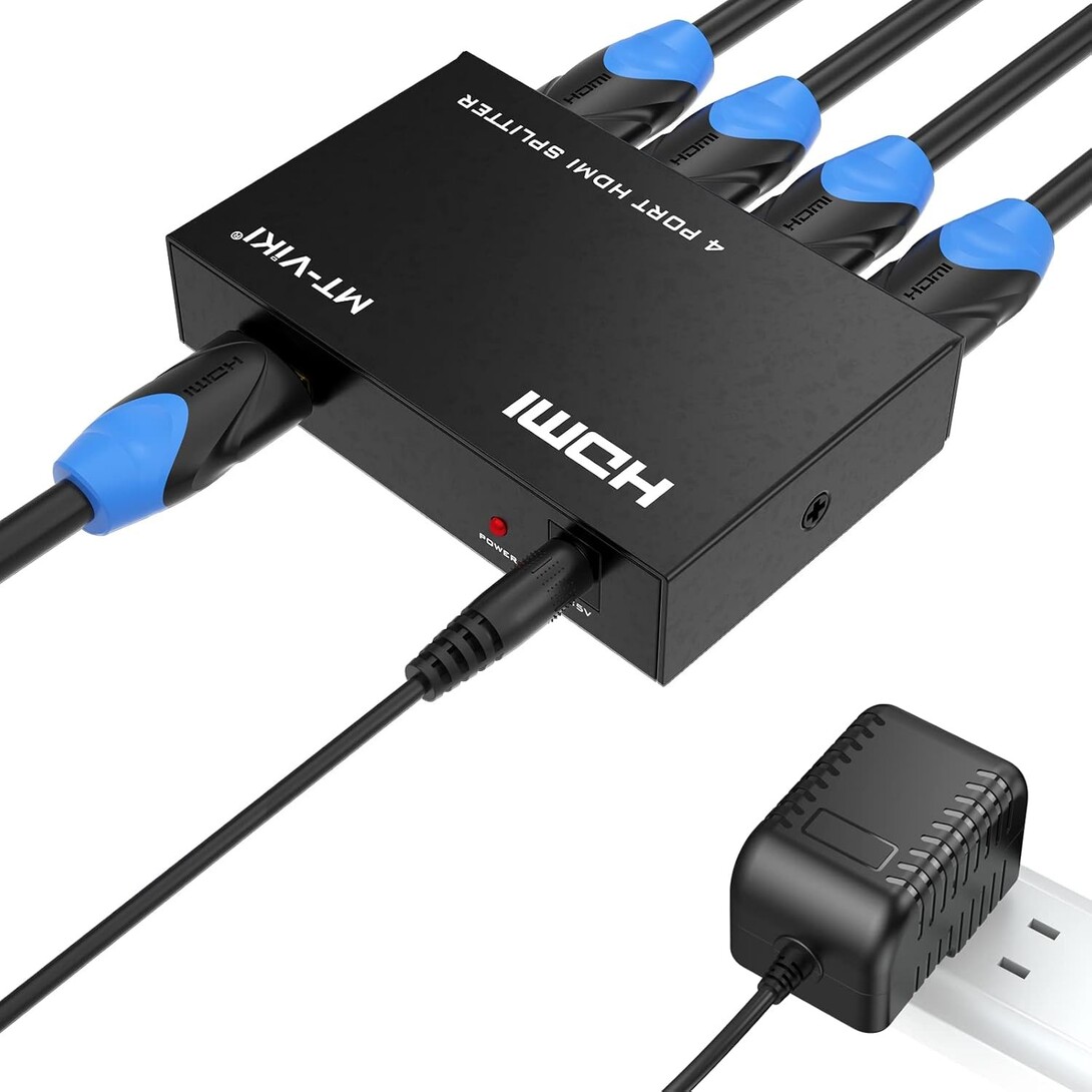HDMI Splitter 1 Input to 2 Outputs