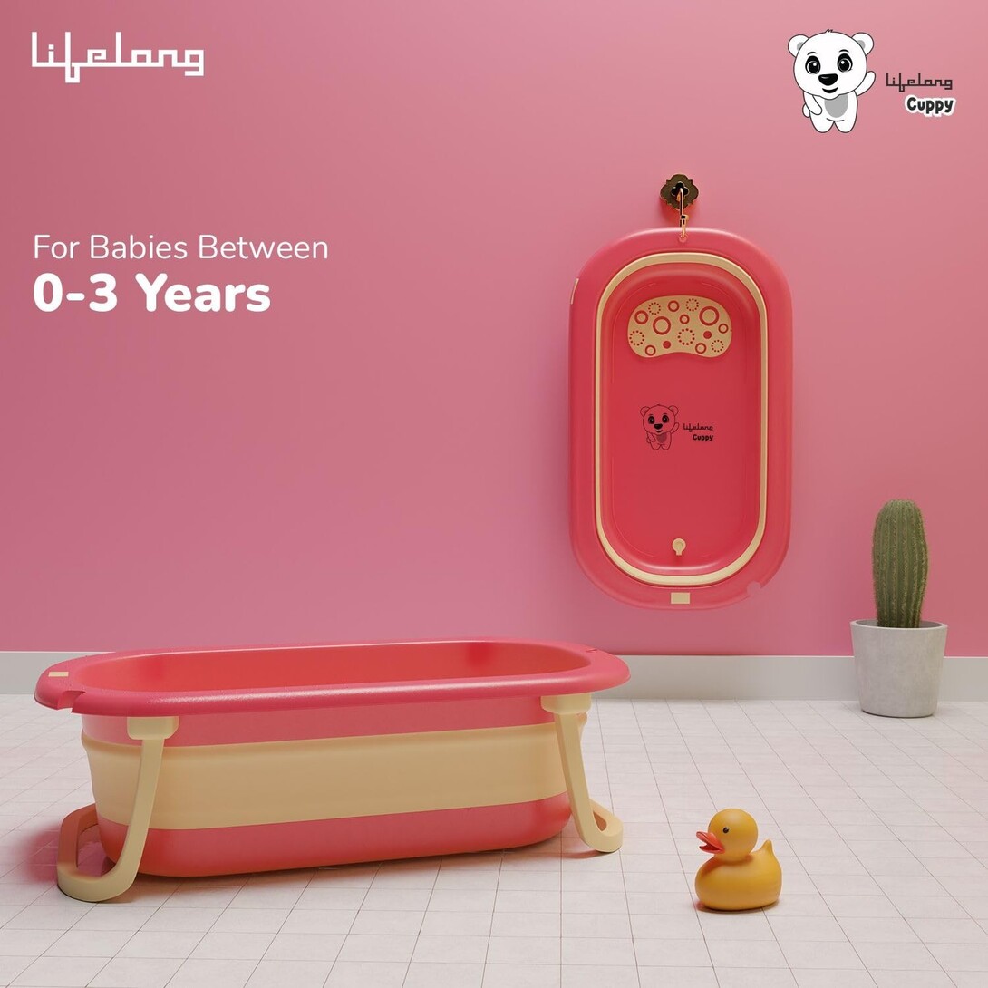 Branded Foldable Baby Bath Tub for 0-3 Years @ ₹699 (MRP ₹2,999) | 67% off + Extra 30% Coupon on Amazon