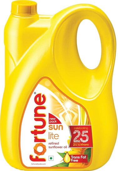 Mumbai 400072 Fortune Sunlite Refined Sunflower Oil, 4.35 Kg Jar 