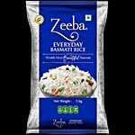 Zeeba Everyday Basmati Rice (Cooked length upto 14mm*), 5 kg