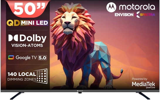 MOTOROLA 127 cm (50 inch) Ultra HD (4K) Mini LED Smart Google TV 