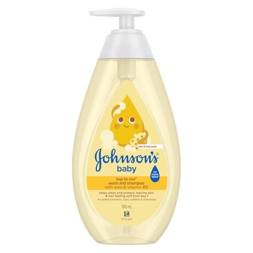 Johnson's Baby Top to Toe Baby Bath, 500ml