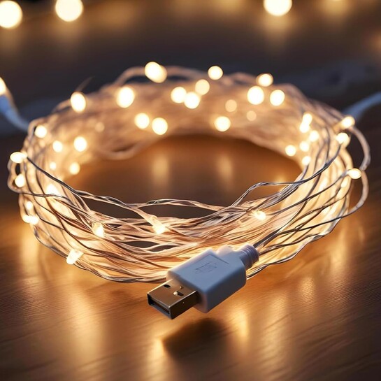 Lexton Decorative Fairy Copper String Light  (Pack of 1, Warm White)