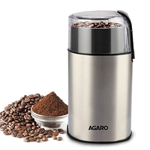 AGARO Grand Electric Coffee Grinder, Stainless Steel Blades
