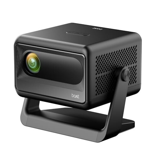 Boat CineHead E1 Smart Projector with Built-in Netflix & Prime Video (Carbon Black) [HDFC CC]