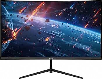 GEONIX Neon 27-Inch Curved Full HD Monitor (68.58 cm) 120Hz Refresh Rate