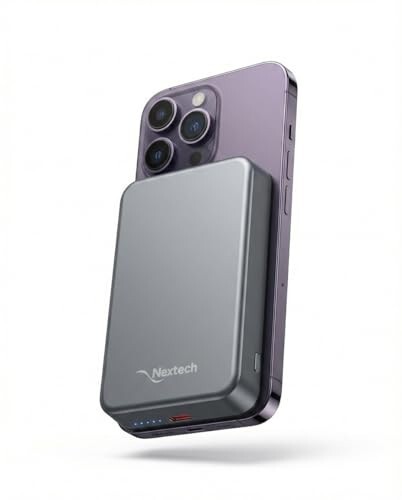 Nextech MagNxt | 10,000mAh MagSafe Power Bank | 22.5W Fast Charging 