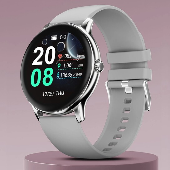 Fire-Boltt Hurricane 33.02mm (1.3) Curved Glass Display with BT Calling, 100+ Sports Modes Smartwatch