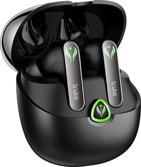 truke BTG Ultra Bluetooth Headset (Metal Black, True Wireless)