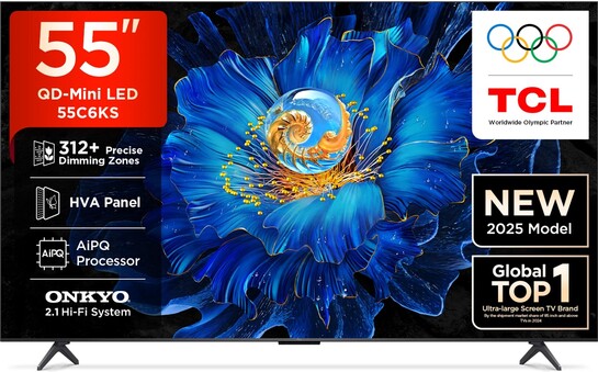 TCL C6KS 139 cm (55 inch) Ultra HD (4K) Mini LED Smart Google TV 