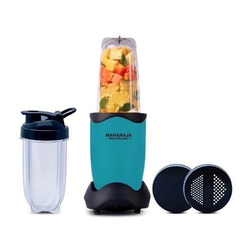 Maharaja Whiteline 400 Watt Easy Twist Nutri Blender Mixer Grinder with 2 Jars