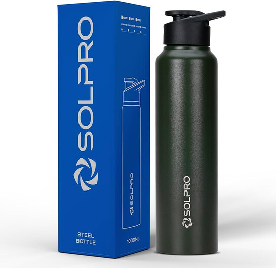 Solpro Alpha 1000mL Stainless Steel Bottle