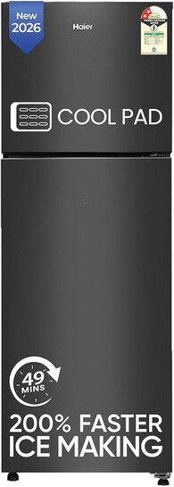 Haier 240L 2 Star Frost Free Top Mount Double Door Refrigerator