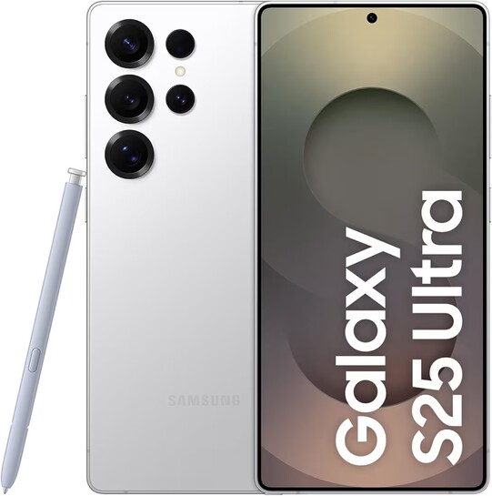 Samsung Galaxy S25 Ultra 5G AI Smartphone (Titanium Whitesilver, 12GB RAM, 256GB Storage)