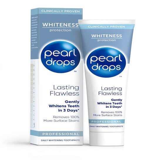 Pearl Drops Toothpaste - Lasting Flawless White, 75ml