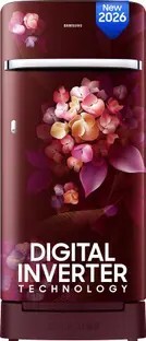 28% off on - Samsung 189 L Direct Cool Single Door 4 Star Refrigerator with Base Drawer (Hydrangea Plum, RR21H2H24HT/HL) - Rs. 15054