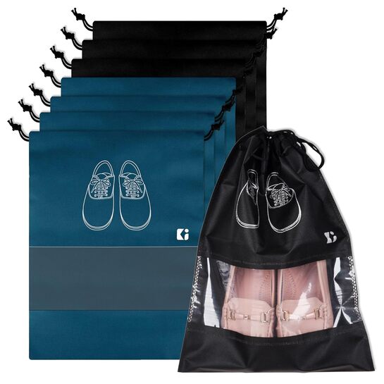 Urbane Home Pack of 8 Shoe Bags