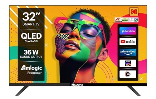 Kodak QLED SE 80 cm (32 inch) QLED HD Ready Smart Linux TV (2025)