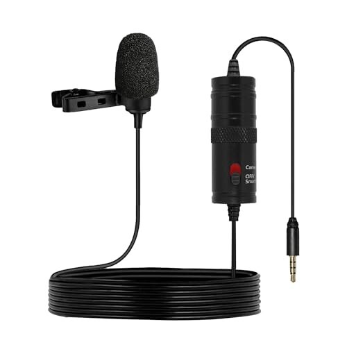 amazon basics Metal Condenser Microphone with 6m Cable (Black) | Desidime