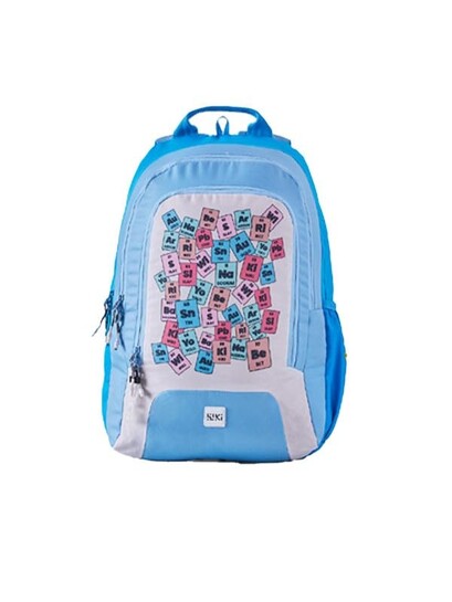 Wiki Stylish Unisex Backpack 3 Durable & Lightweight backpack (33.5 Litre, Blue)
