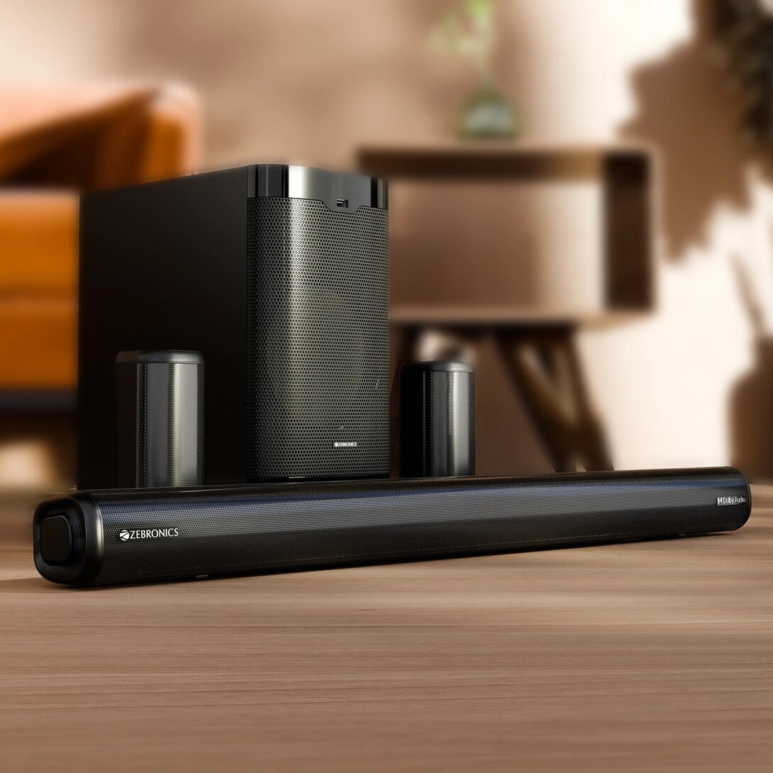 ZEBRONICS Juke Bar 9400 Pro Dolby 525 W Bluetooth Soundbar (Black...more