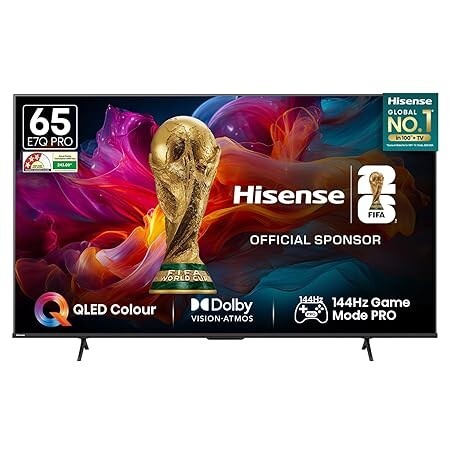 Hisense 164 cm (65 Inches) 4K Ultra HD Smart QLED TV 