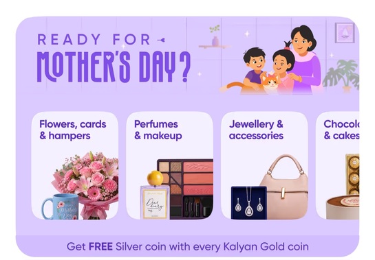 Instamart: free silver coin with Kalyan Jewelers Gold coin