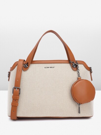 Allen Solly Structured Handheld Bag With Pouch - Handbags for Women
