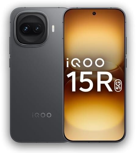 iQOO 15R (Dark Knight, 12GB RAM, 256GB Storage) | Snapdragon® 8 Gen 5 Processor
