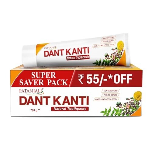 Patanjali Dant Kanti Natural Toothpaste 700G