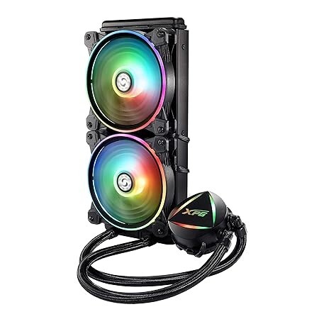 XPG Levante 240 ARGB All-in-one CPU Liquid Cooling Solution with Copper Plate Block