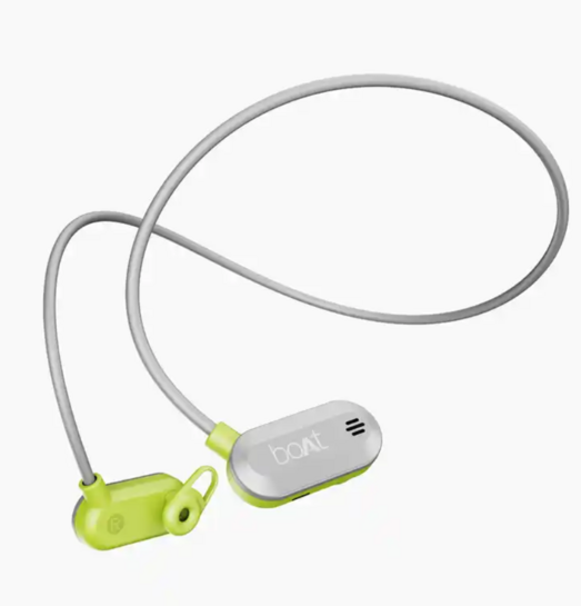 Zepto : boAt Rockerz 261 Pro Air Conduction BT Neckband (Lazer Lime)