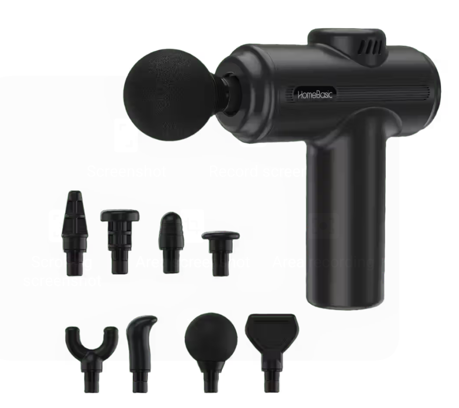 Instamart : HomeBasic Muscle Mate M3 Massage Gun – 6 Speeds & 8 Attachments