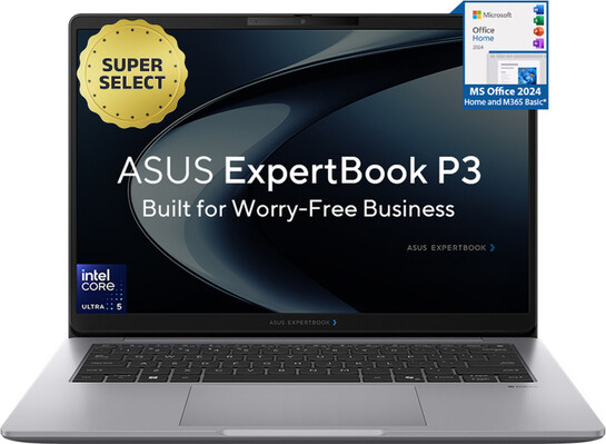 [Price drop] ASUS ExpertBook P3 Intel Core Ultra 5 225H (16 GB/512 GB SSD/Windows 11 Home) Laptop 